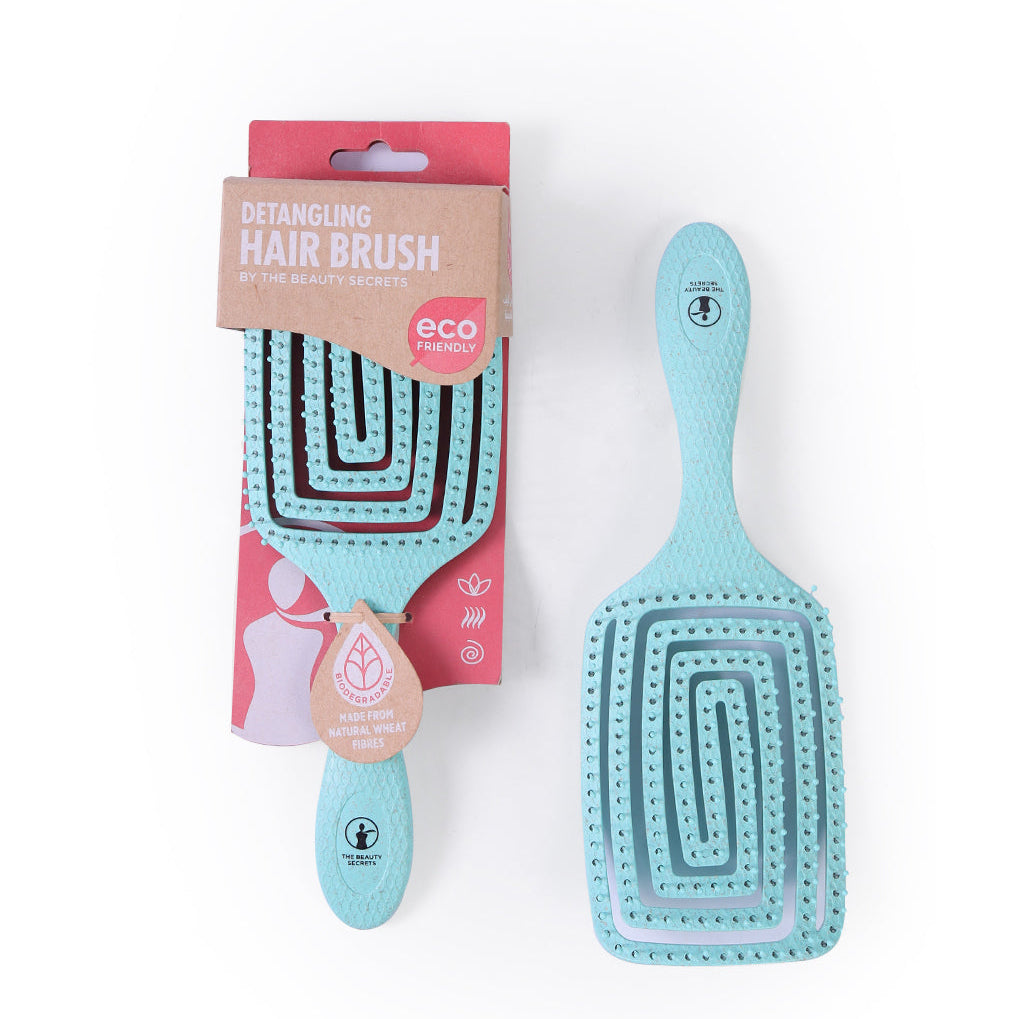 Ice Blue Rectangle Hair Brush