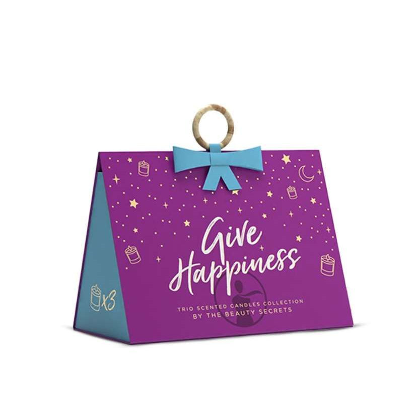 Give Happiness Scented Candles Trio Kit- 180G